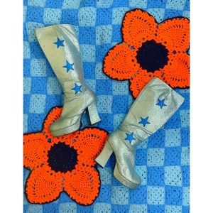 SOLD VINTAGE 70s DAVID BOWIE GLAM ROCK BOOTS